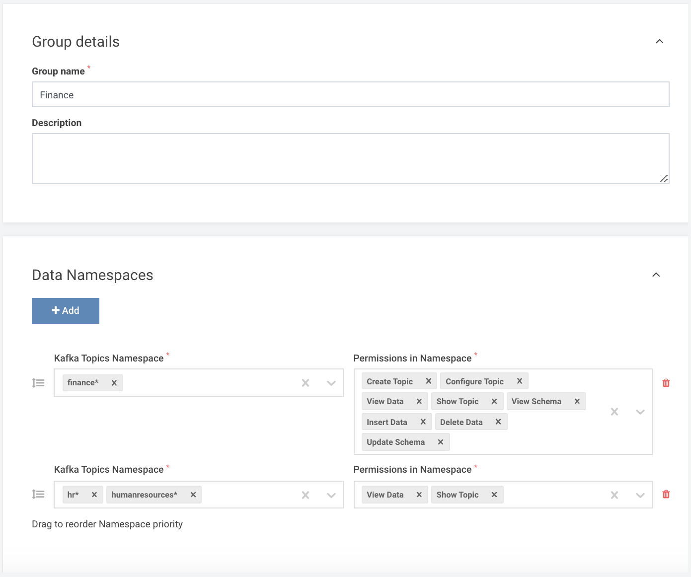 scenario one namespaces