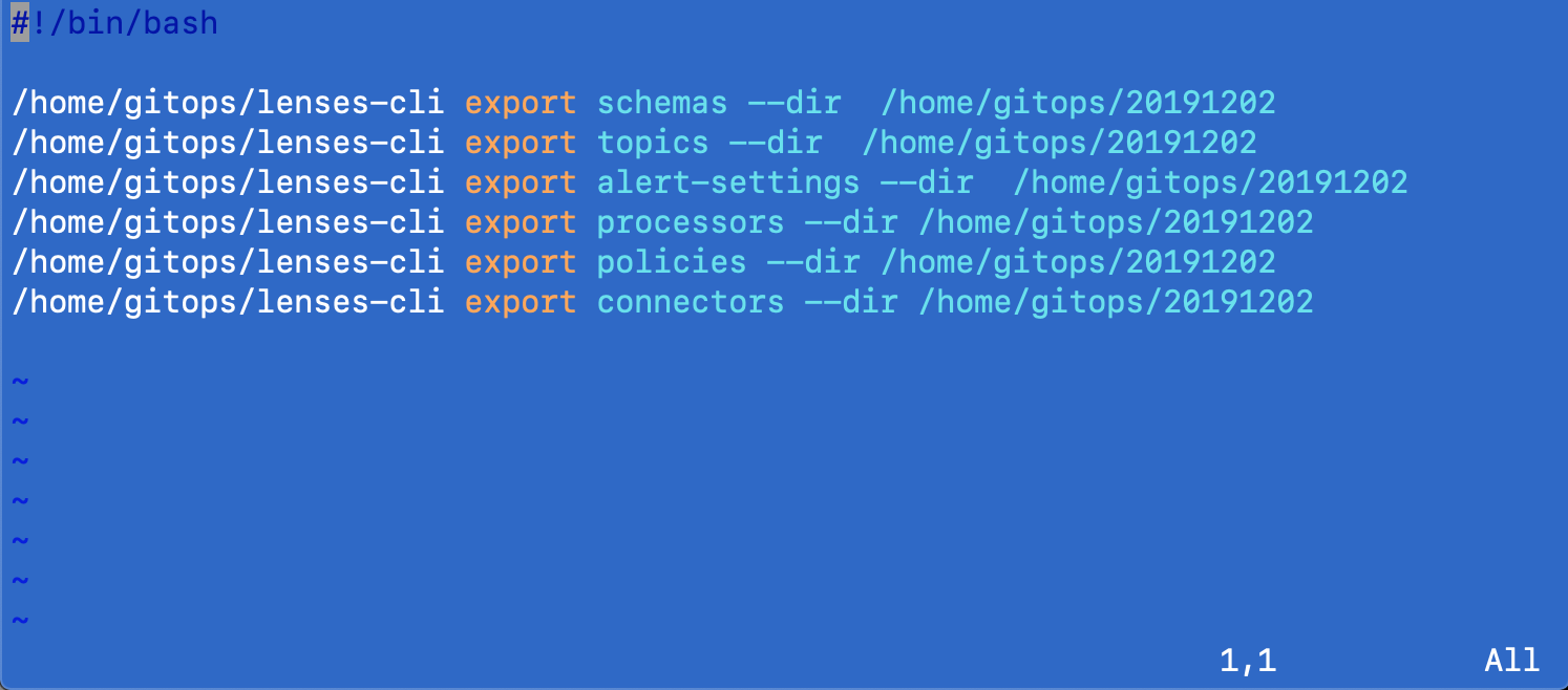 gitops command line cli client for aws msk lenses