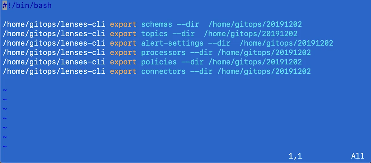gitops command line cli client for aws msk lenses