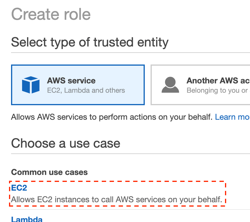 Create IAM Role S3 Lenses.io