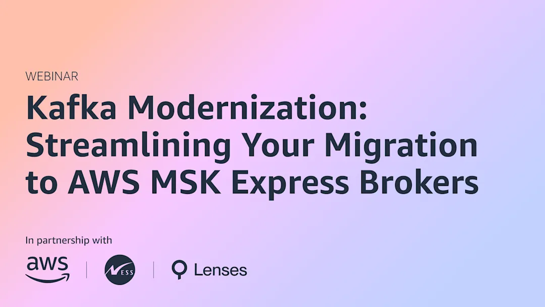 Webinar AWS K2K Cover image