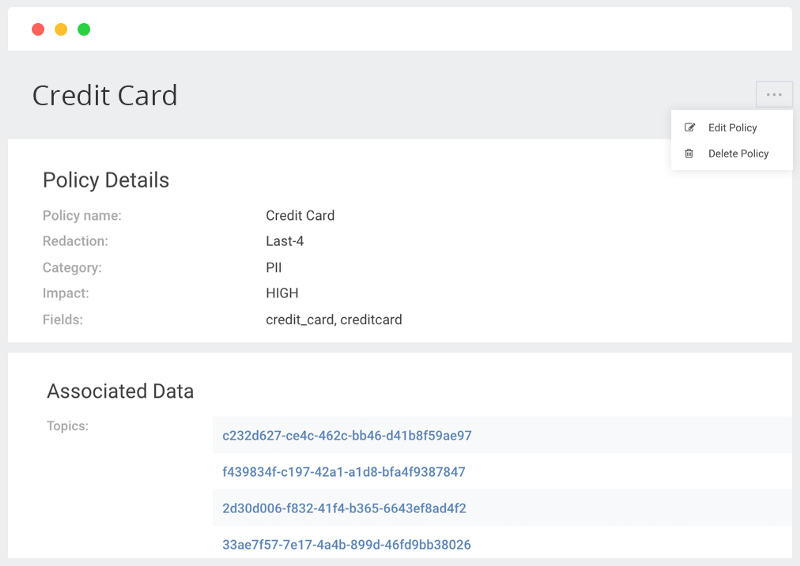 aws msk data policies