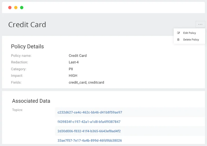aws msk data policies