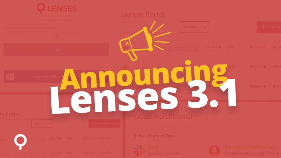 Lenses 3.1 release announcement 
