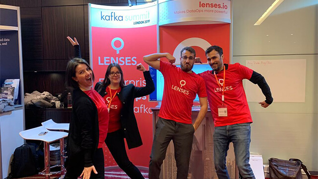 Lenses/Landoop team at Kafka Summit