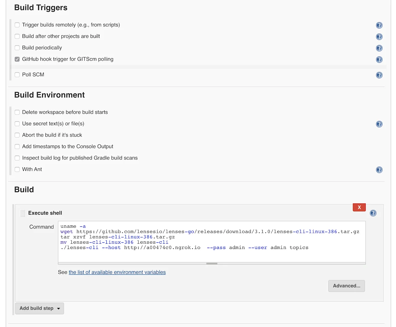 Jenkins job - part 2