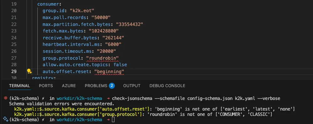 Json Schema example 3