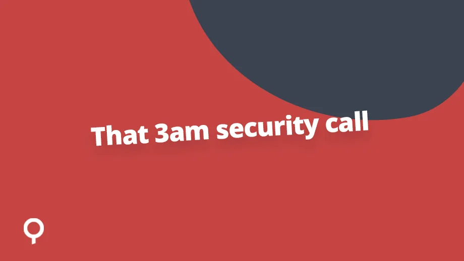 Blog security call