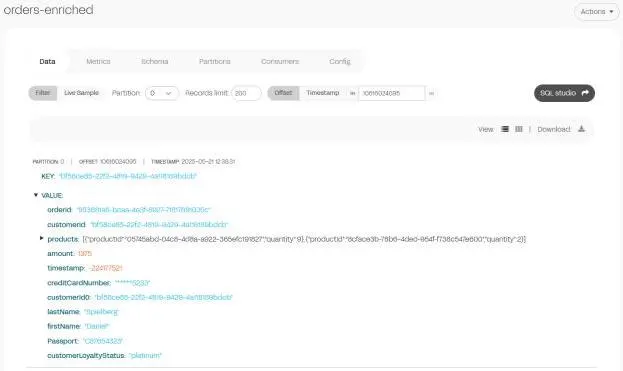 Lenses SQL Studio for Kafka