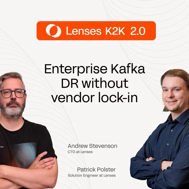 Lenses K2K. Enterprise Kafka DR without vendor lock-in