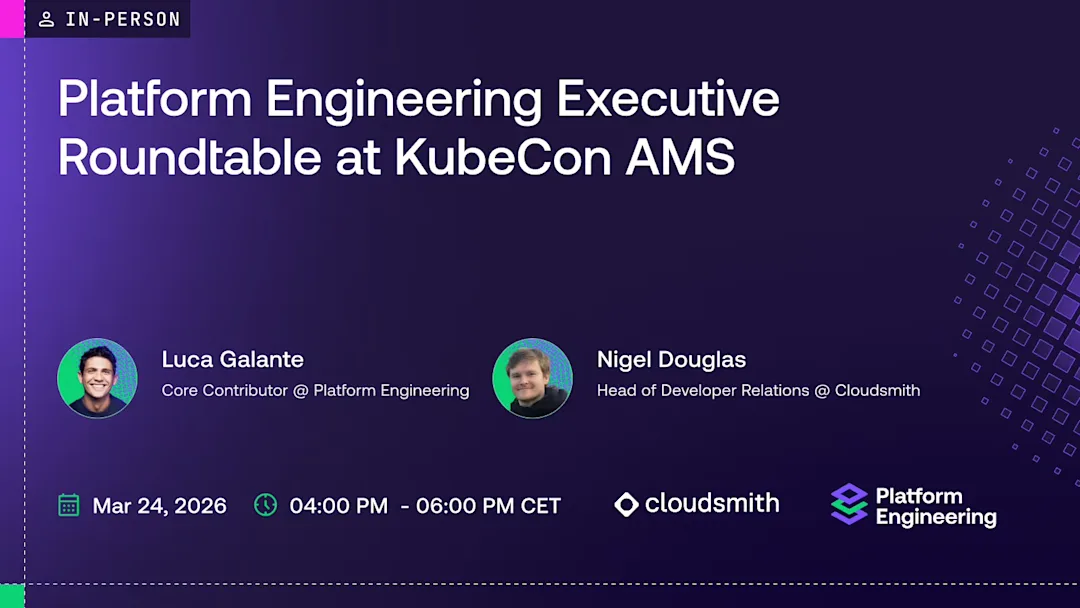 Platform Engineering Executive Roundtable at KubeCon AMS