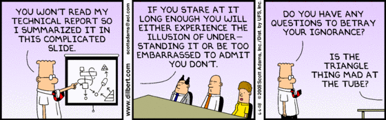 dilbert presentation to manager