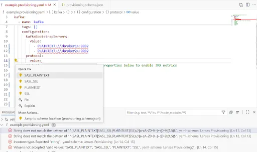 Applications configuration with JSON Schemas 3