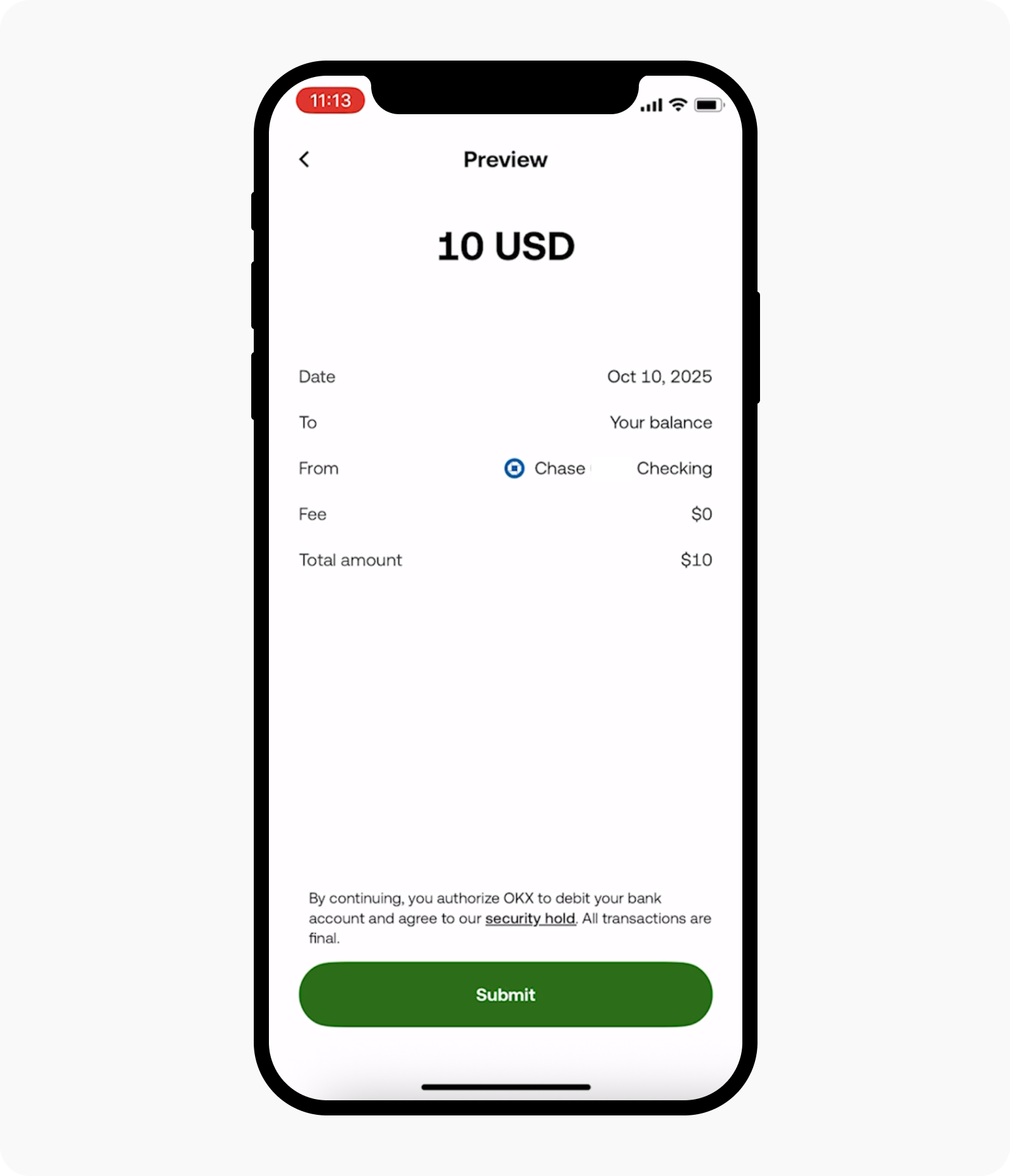 How do I deposit USD with Bank transfer (ACH)? | 欧易