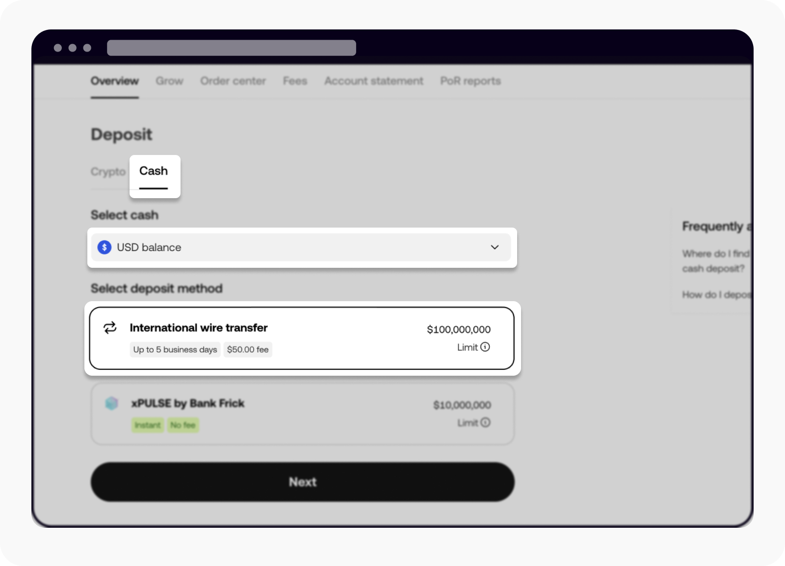 Como posso depositar USD através de uma transferência bancária internacional?  | OKX
