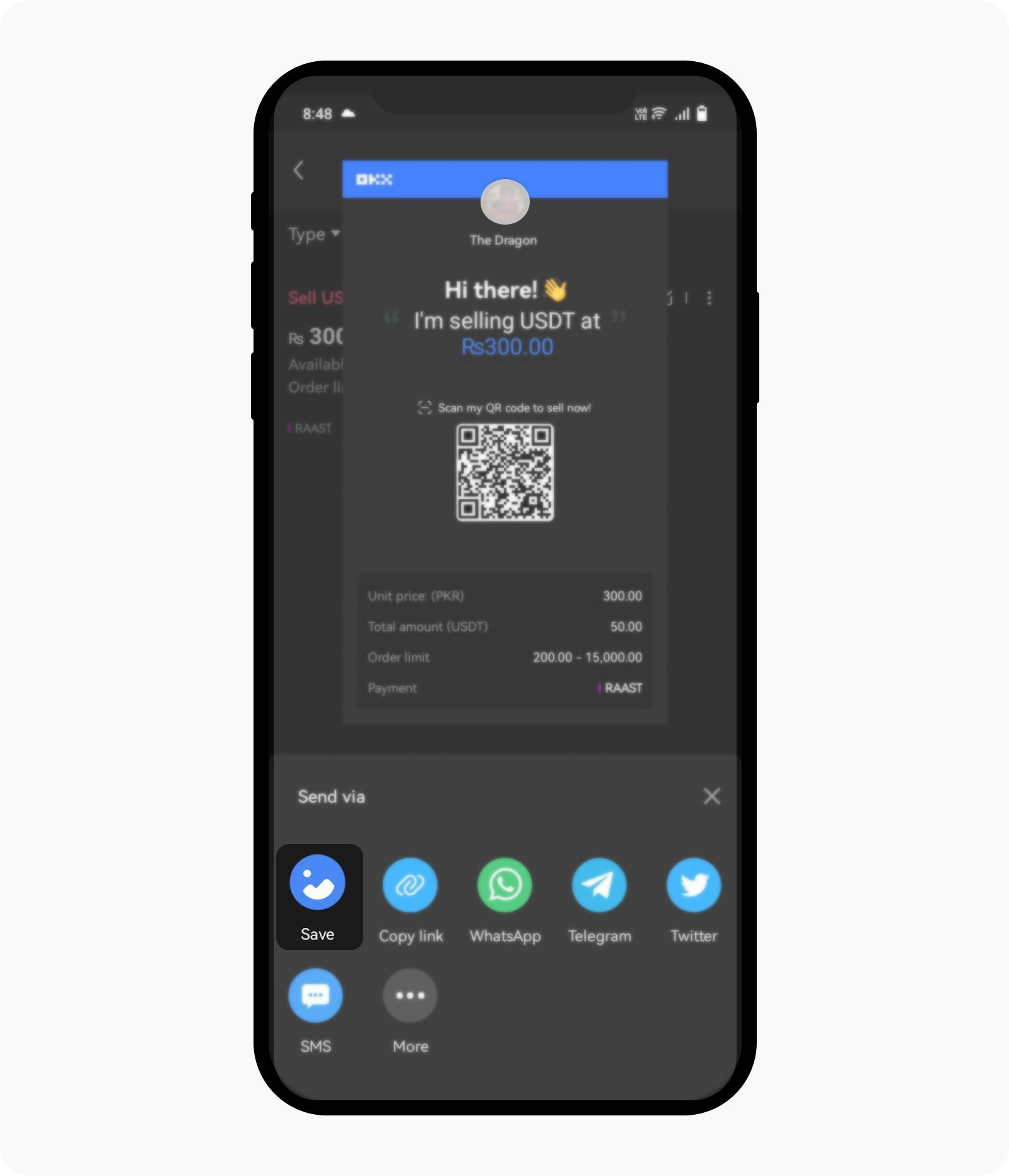 How to share the P2P trading ads? | OKX