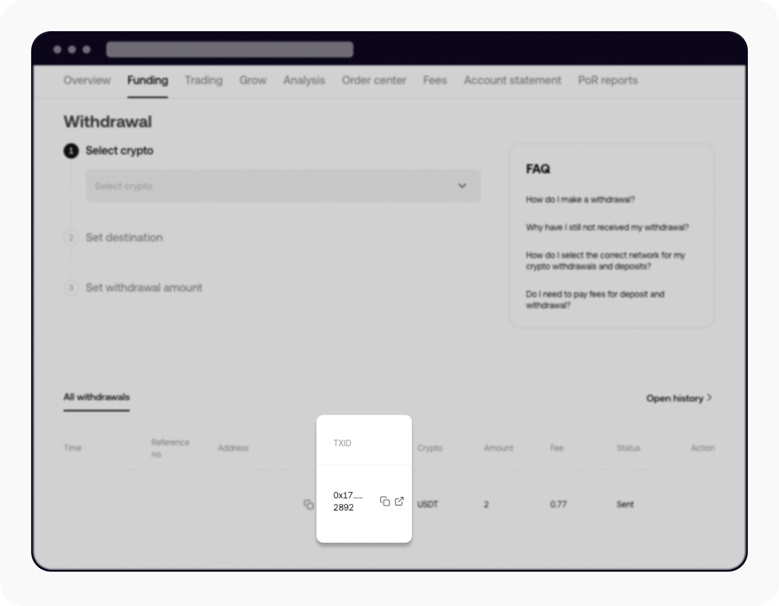 How do I check the status of my returned withdrawal? | OKX