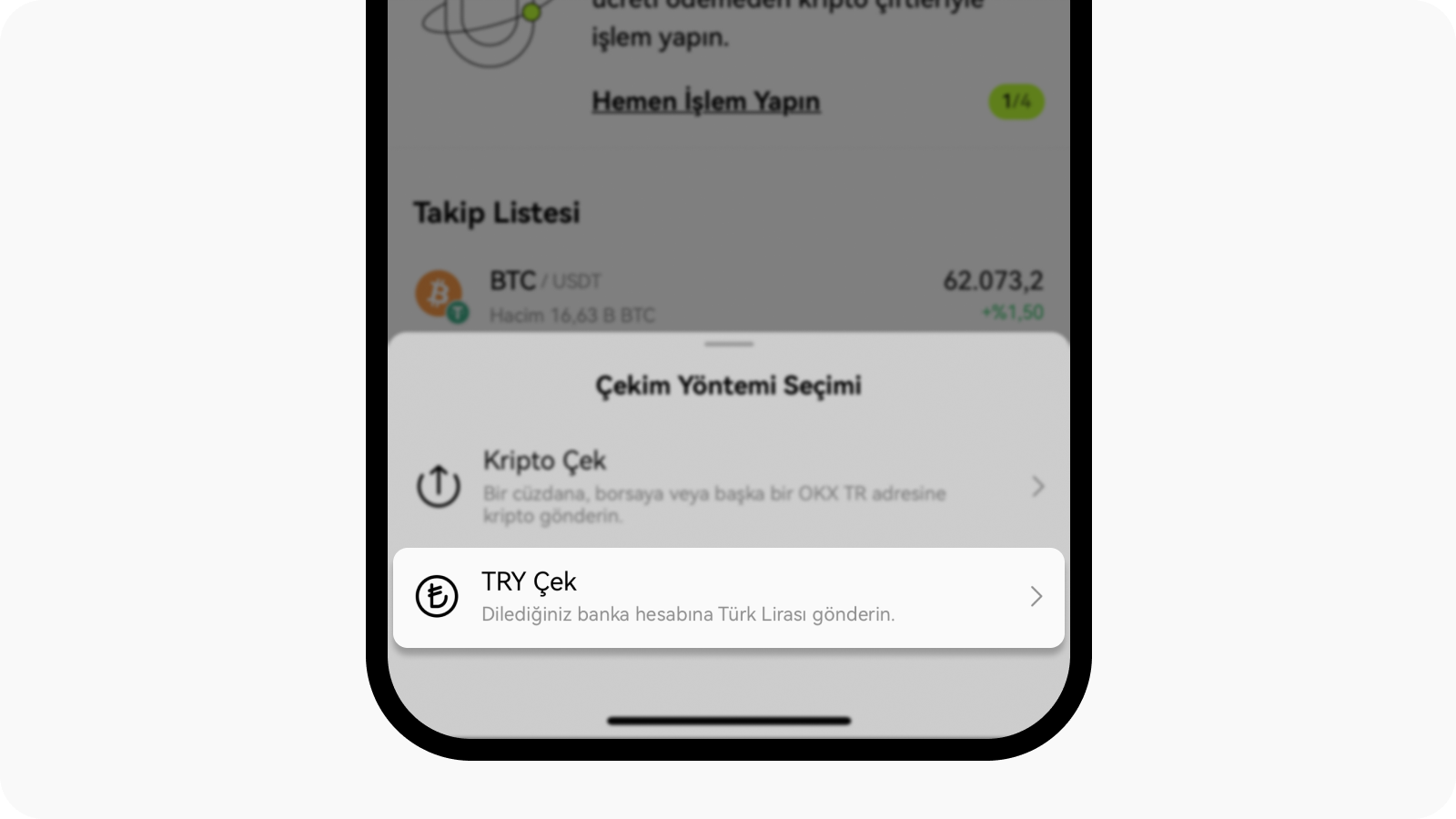 Nasıl TRY Çekebilirim? | OKX TR