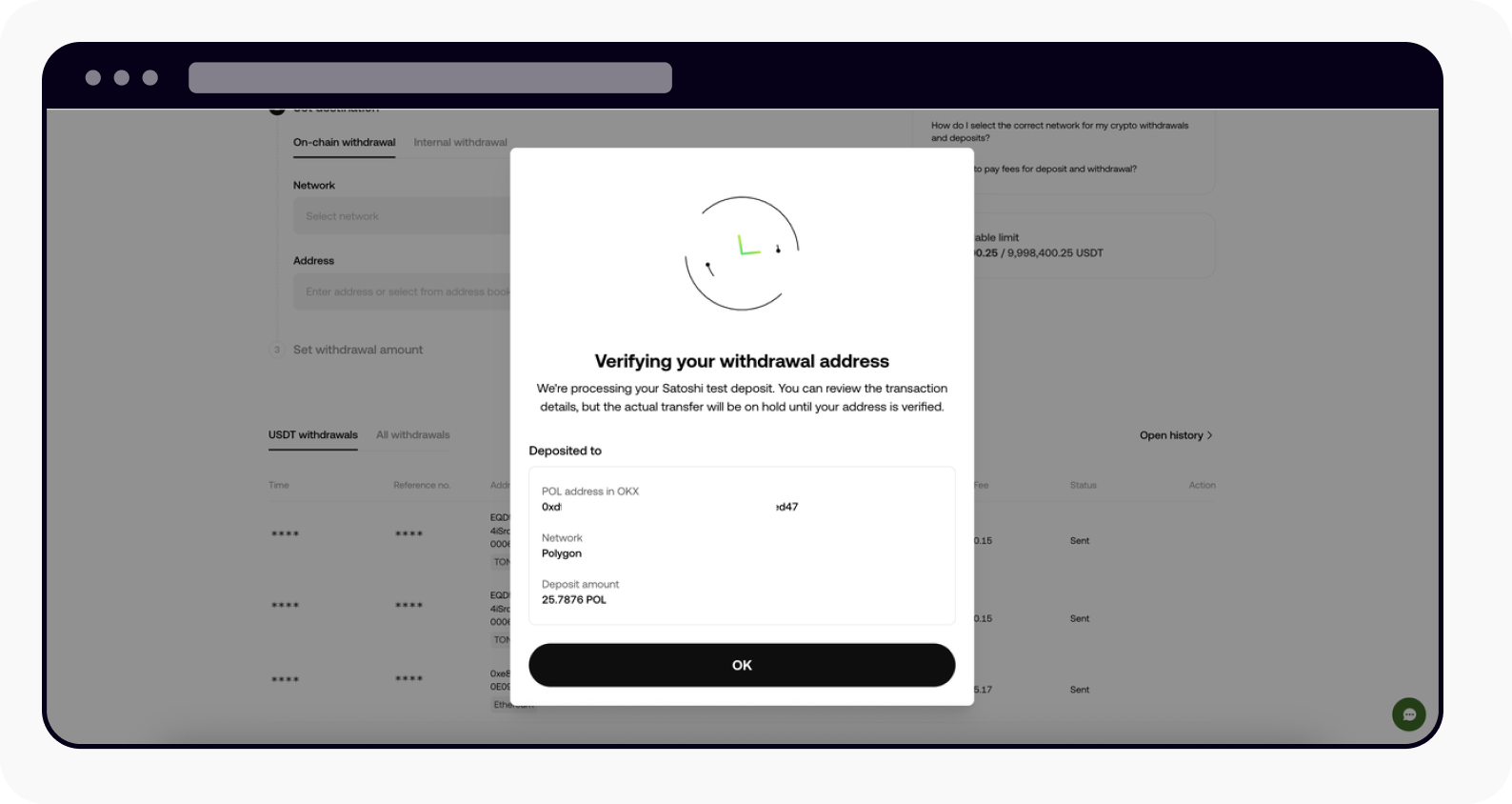 How do I verify my wallet address? | OKX Norge