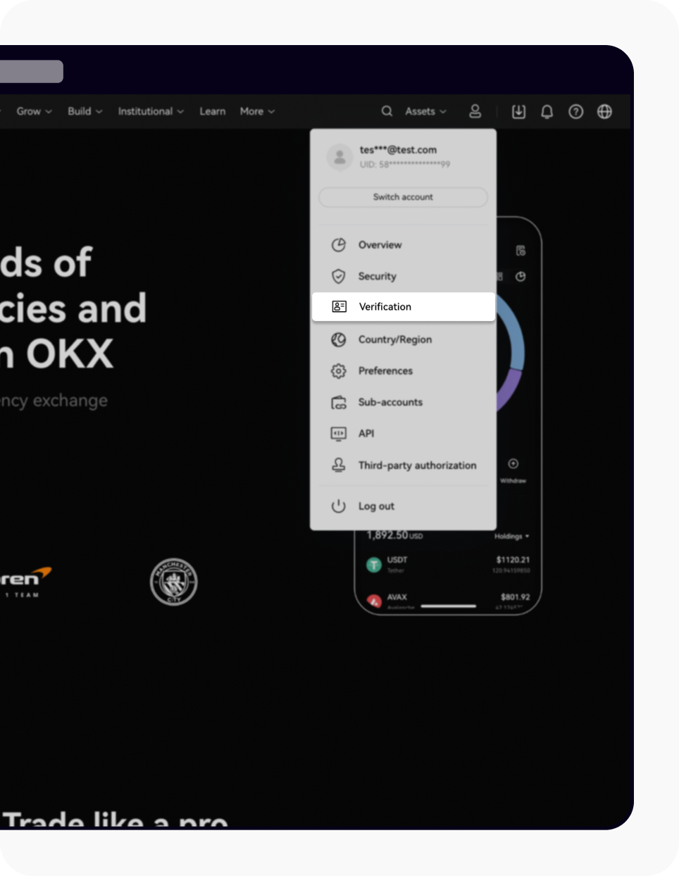How do I verify an individual account? | OKX