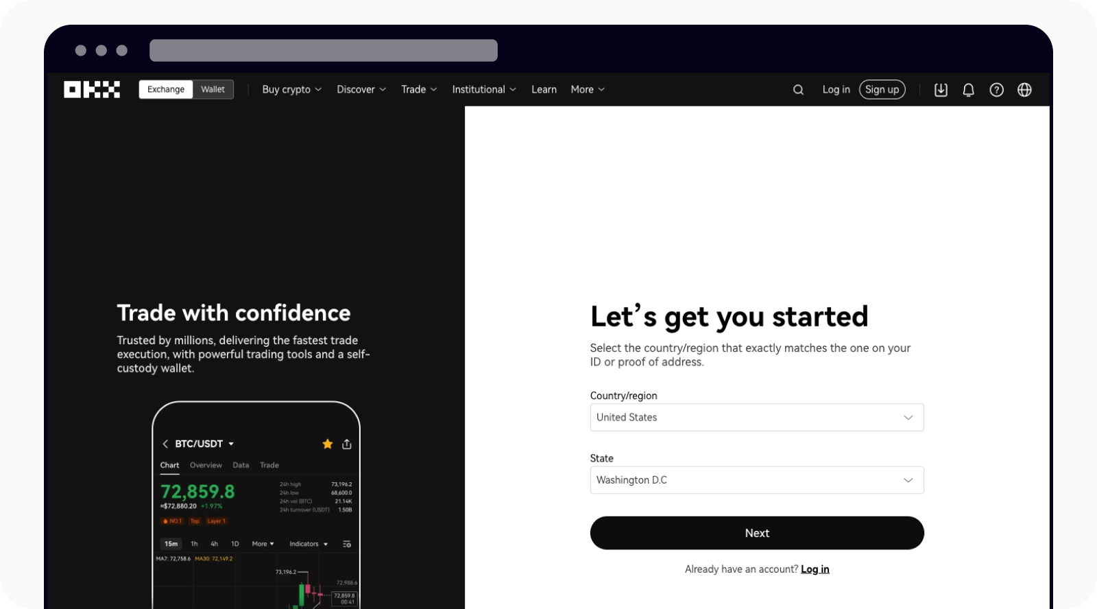 How do I register for an OKX account? | OKX Nederland