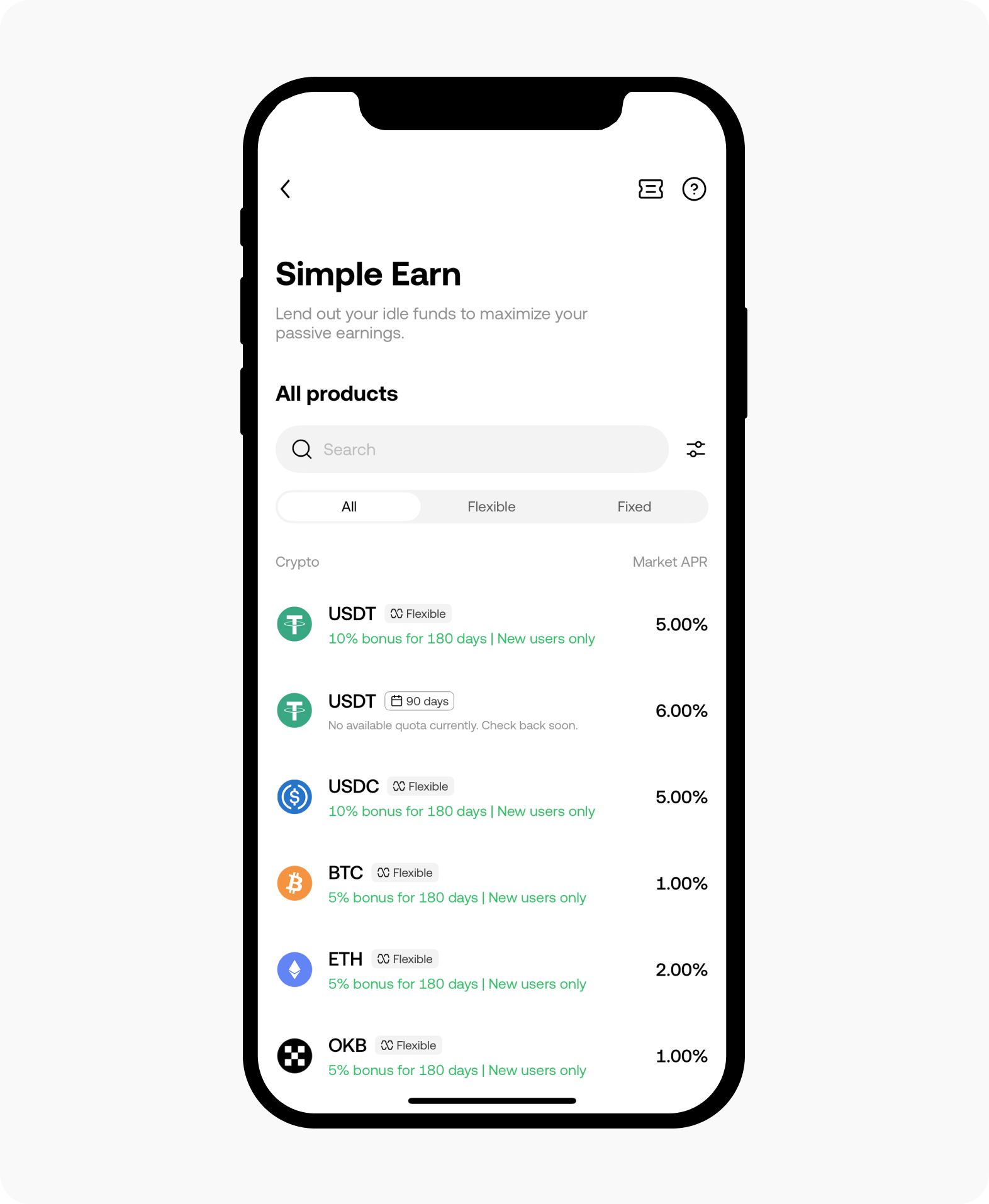 Simple Earn Flexible APR boost voucher FAQ | OKX Europe