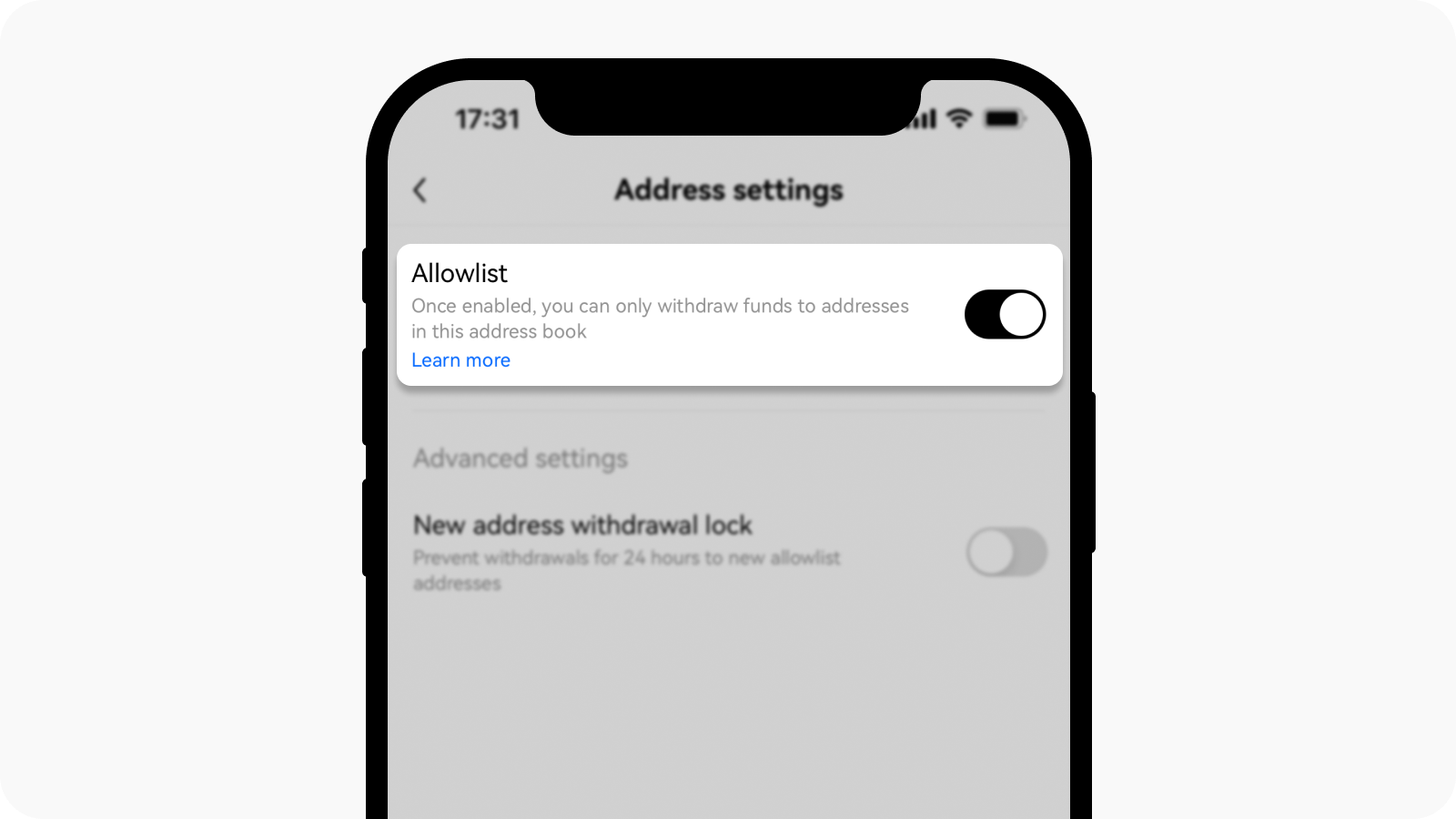 How do I enable allowlist? (app) | OKX TR