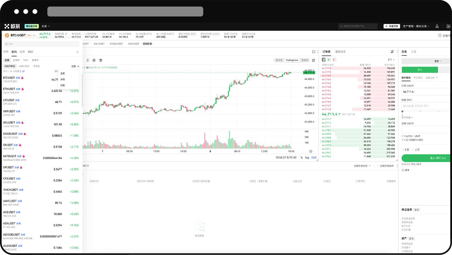 如何進行合約模擬盤交易？ | OKX