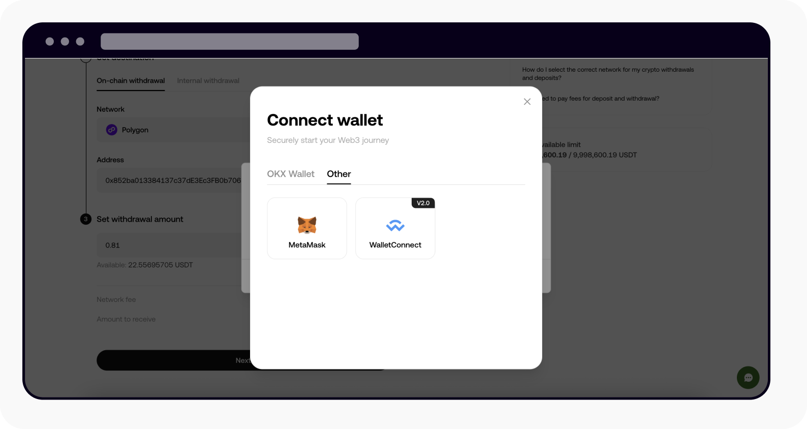 How do I verify my wallet address? | OKX United States