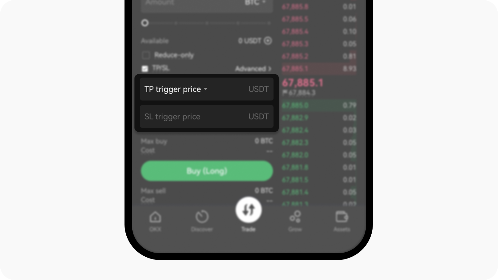 How do I place a TP/SL with Limit Order? | OKX Brazil