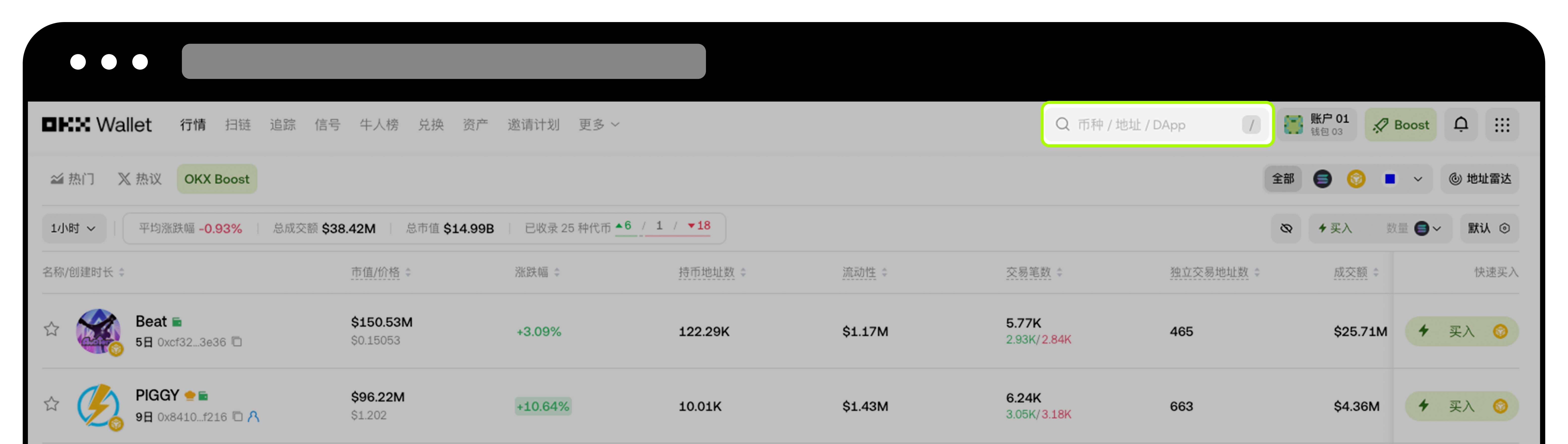 为什么在钱包中买入代币后无法出售？ | OKX Wallet