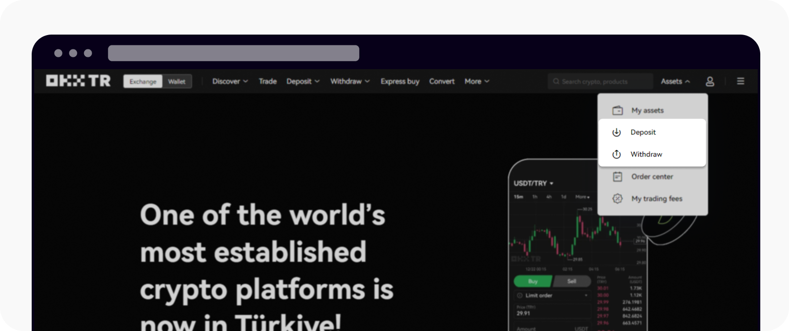 Introducing TRY deposits and withdrawals | OKX TR