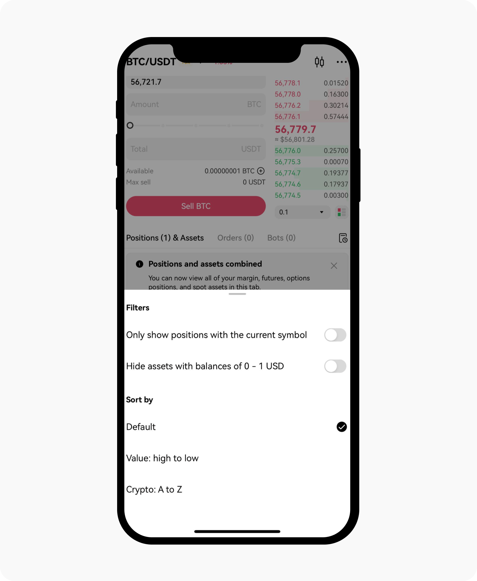 How do I track my assets when trading in Spot and Futures mode? | OKX