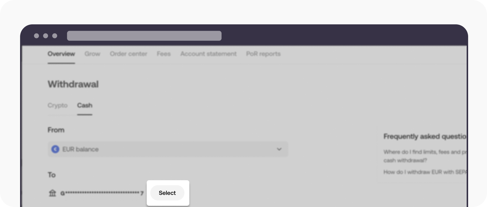 Where do I find limits, fees and processing time details for cash withdrawal?  | OKX United States