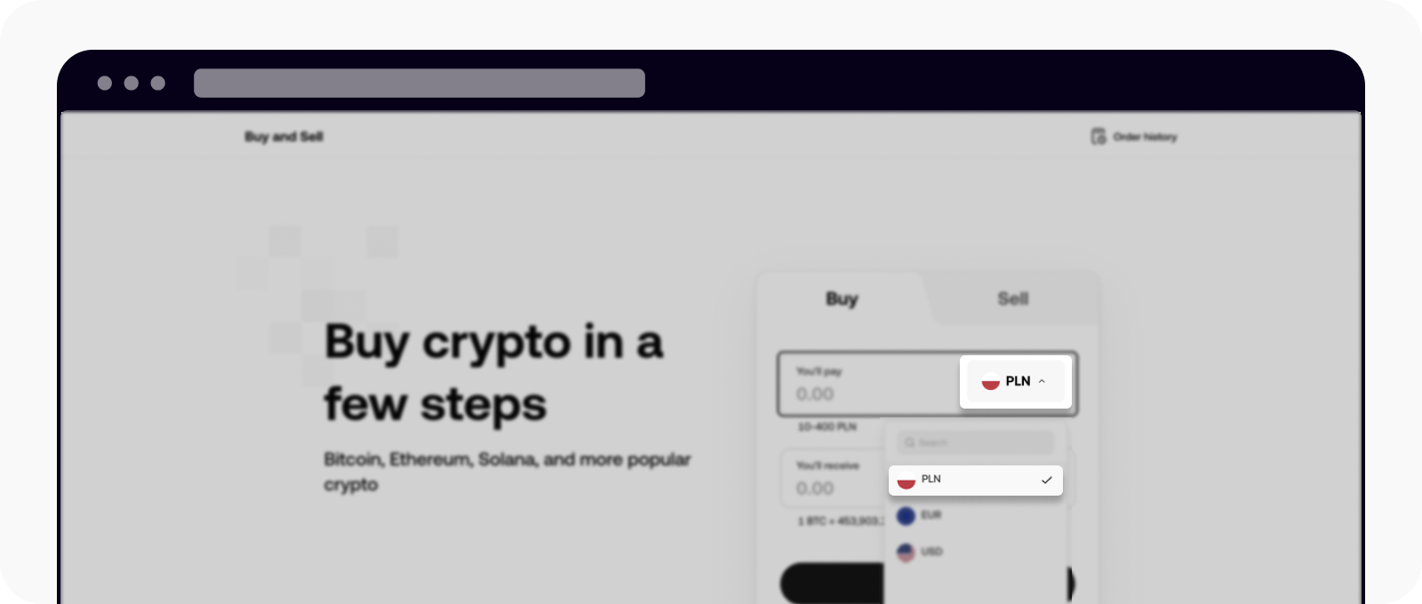 How do I buy crypto with BLIK? | OKX 欧洲