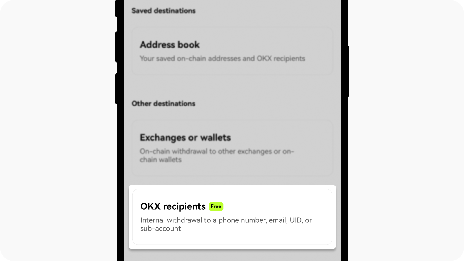 How do I make a crypto withdrawal? (app) | OKX United States