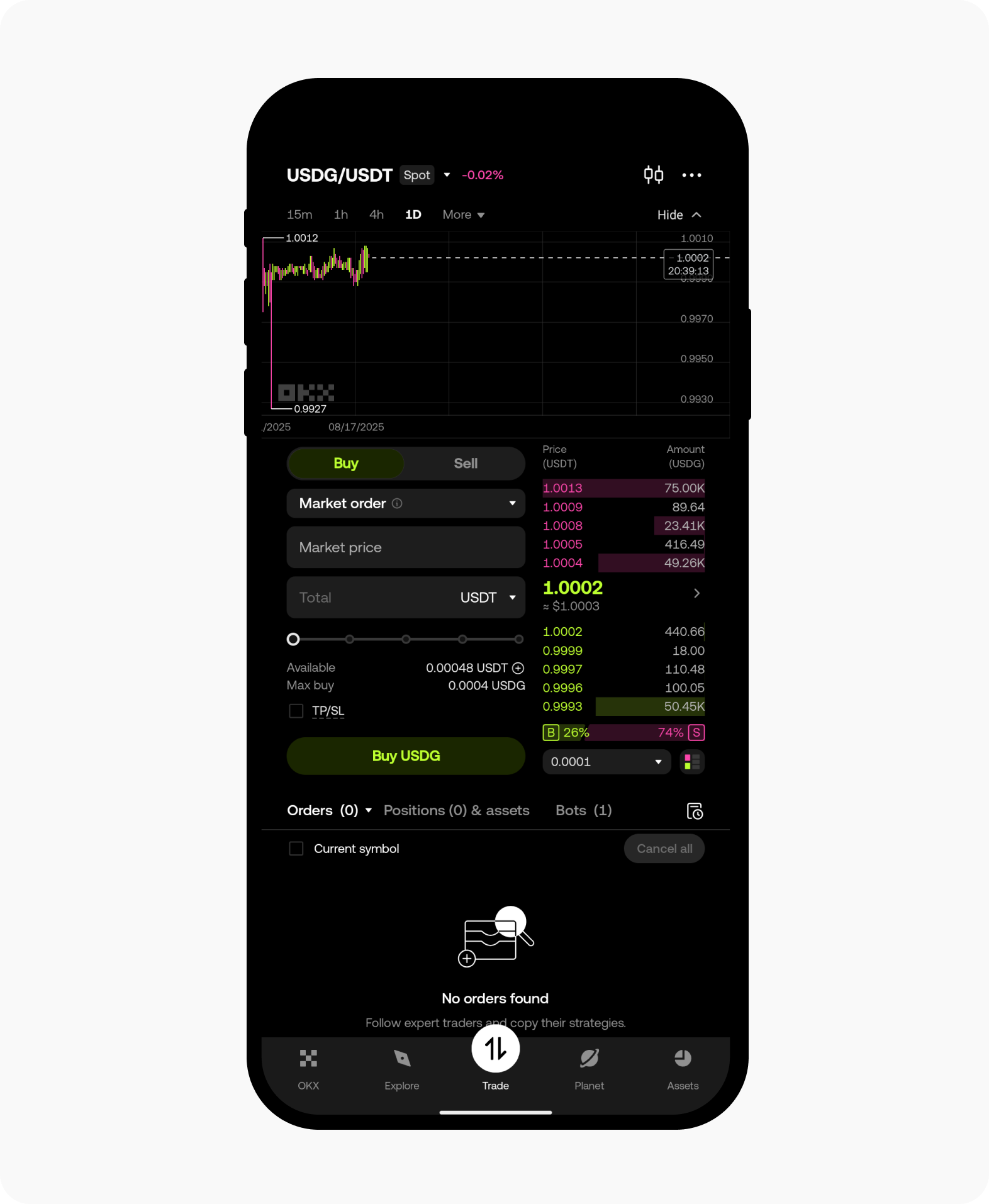 How do I earn USDG? | OKX Singapore