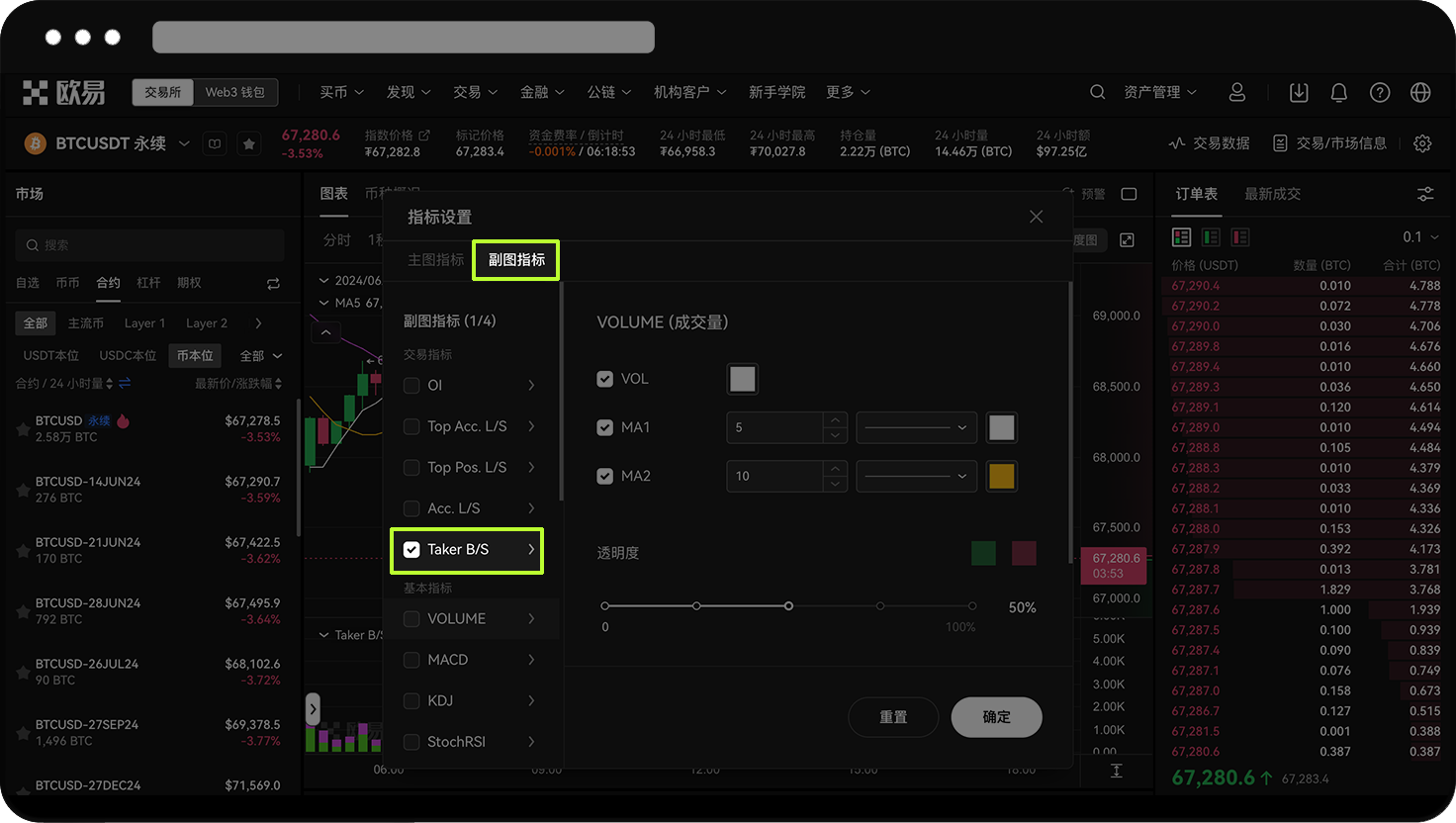 如何使用账户买卖量? | 欧易