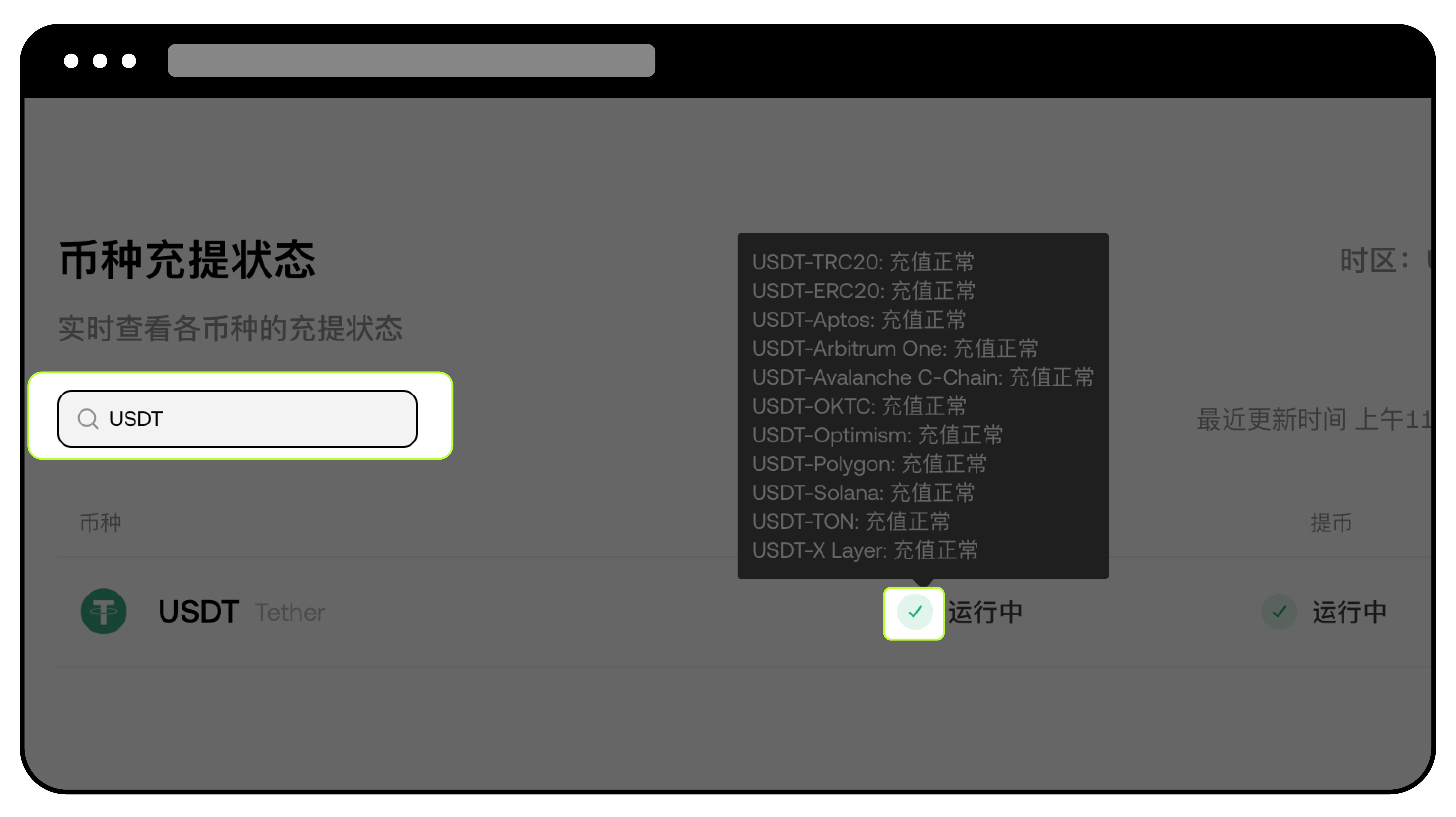 如何查询平台支持的币种和网络? | 欧易