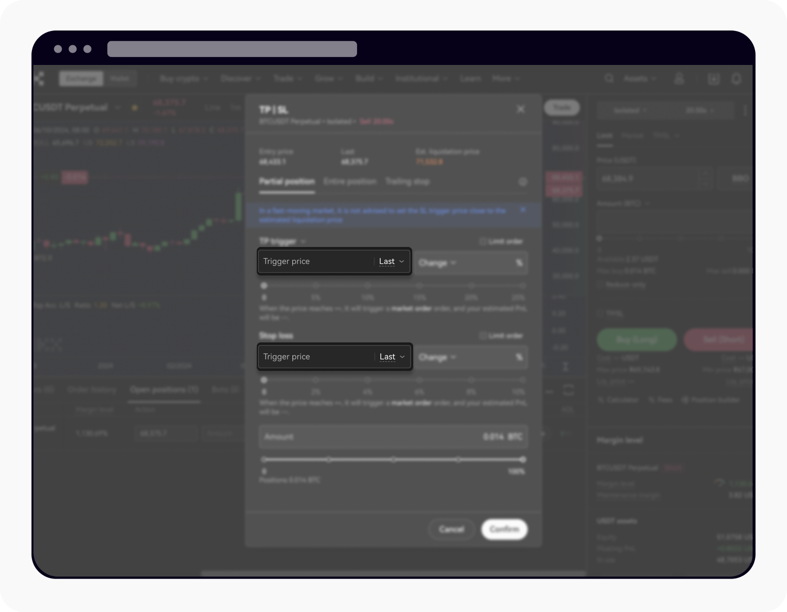 How do I modify TP/SL? | OKX United States