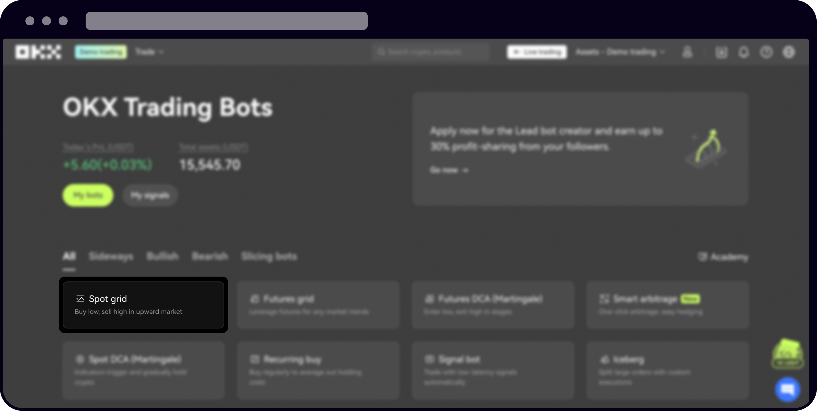 Spot Grid | OKX Singapore
