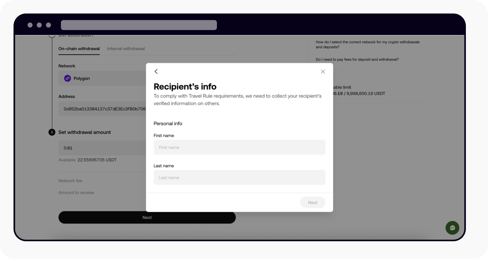 How do I verify my wallet address? | OKX