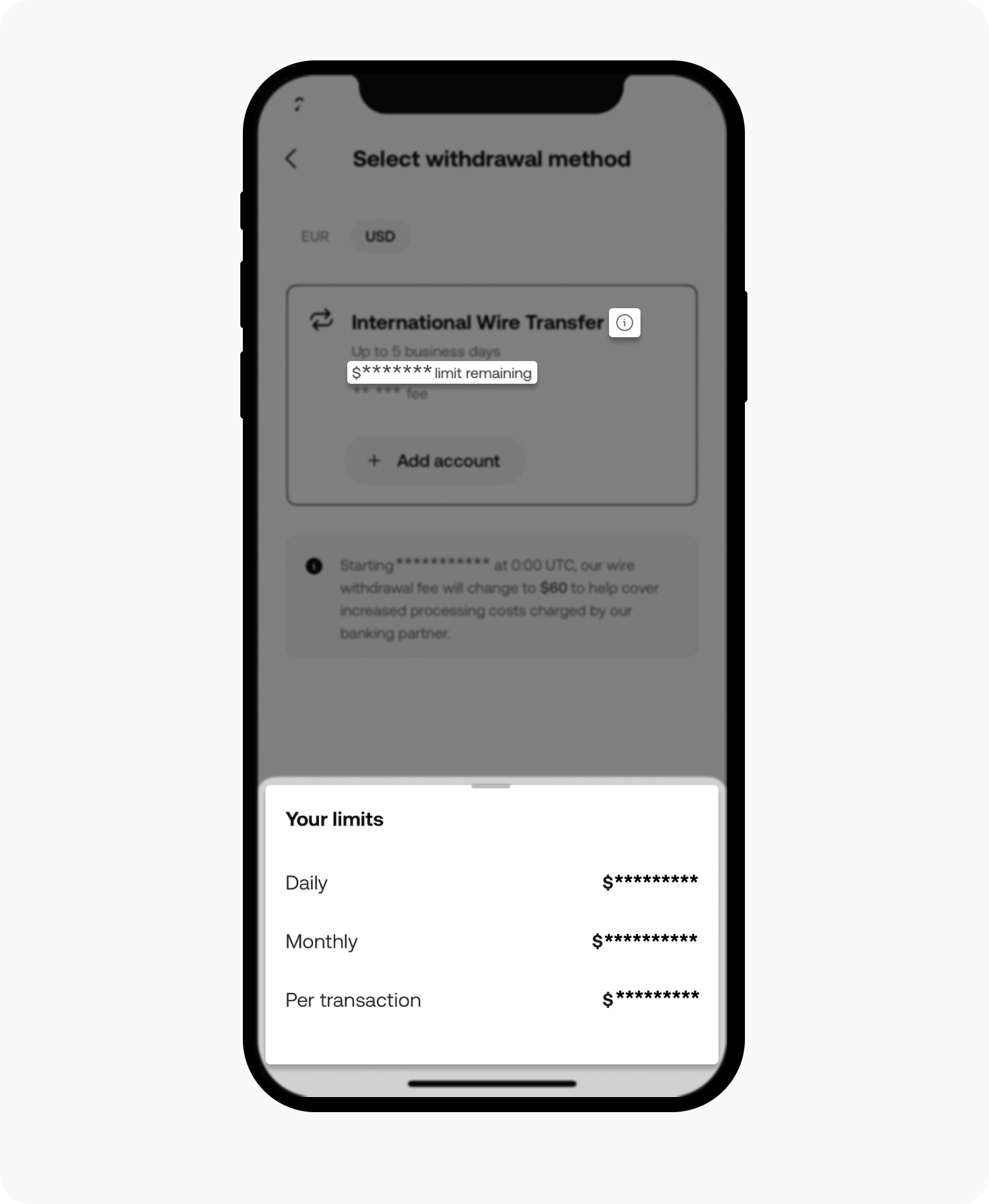 Wo finde ich die Details zu Limits, Gebühren und Bearbeitungszeiten für die  Fiat-Auszahlung? | OKX Deutschland