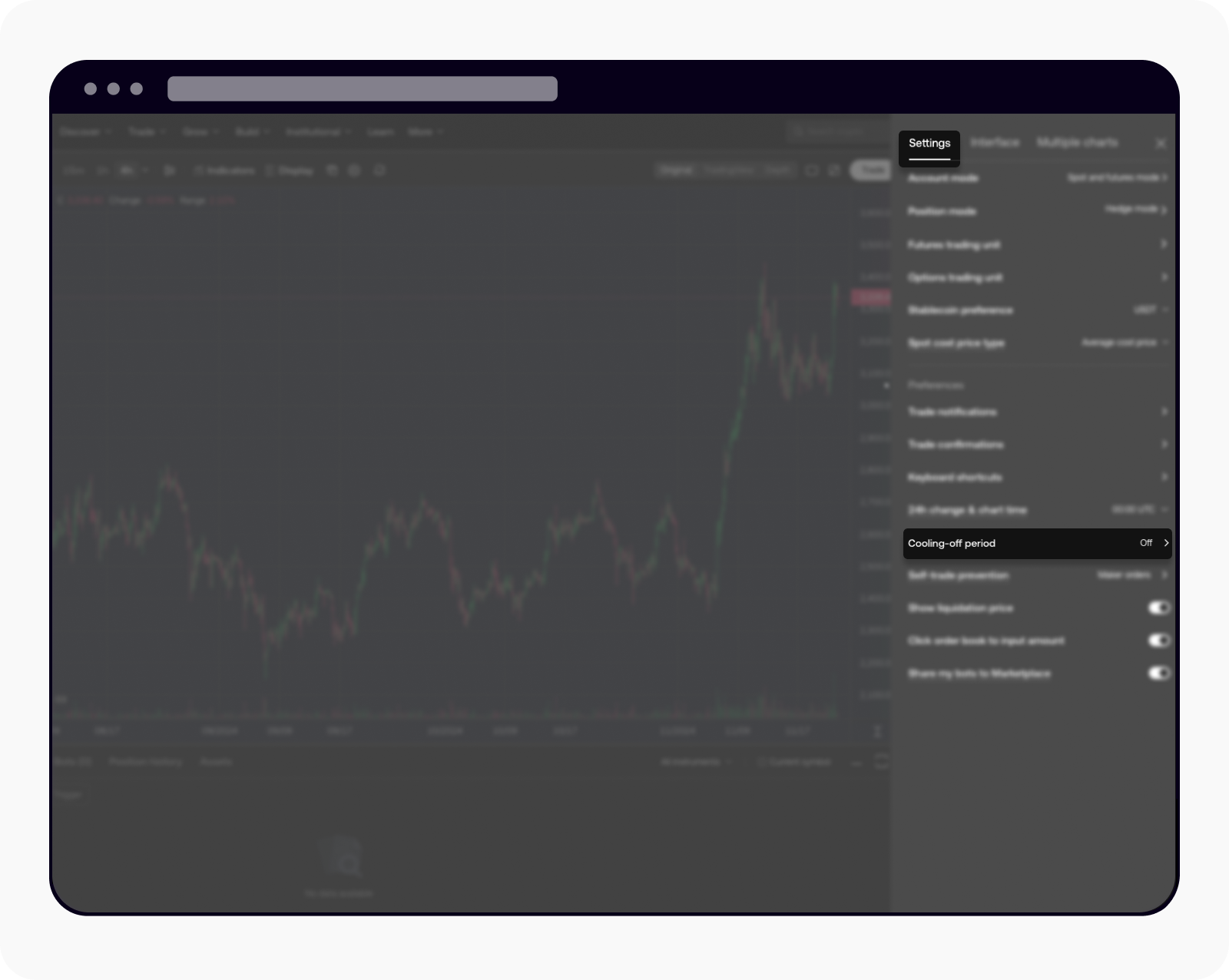 How do I turn on the cool-off period? | OKX