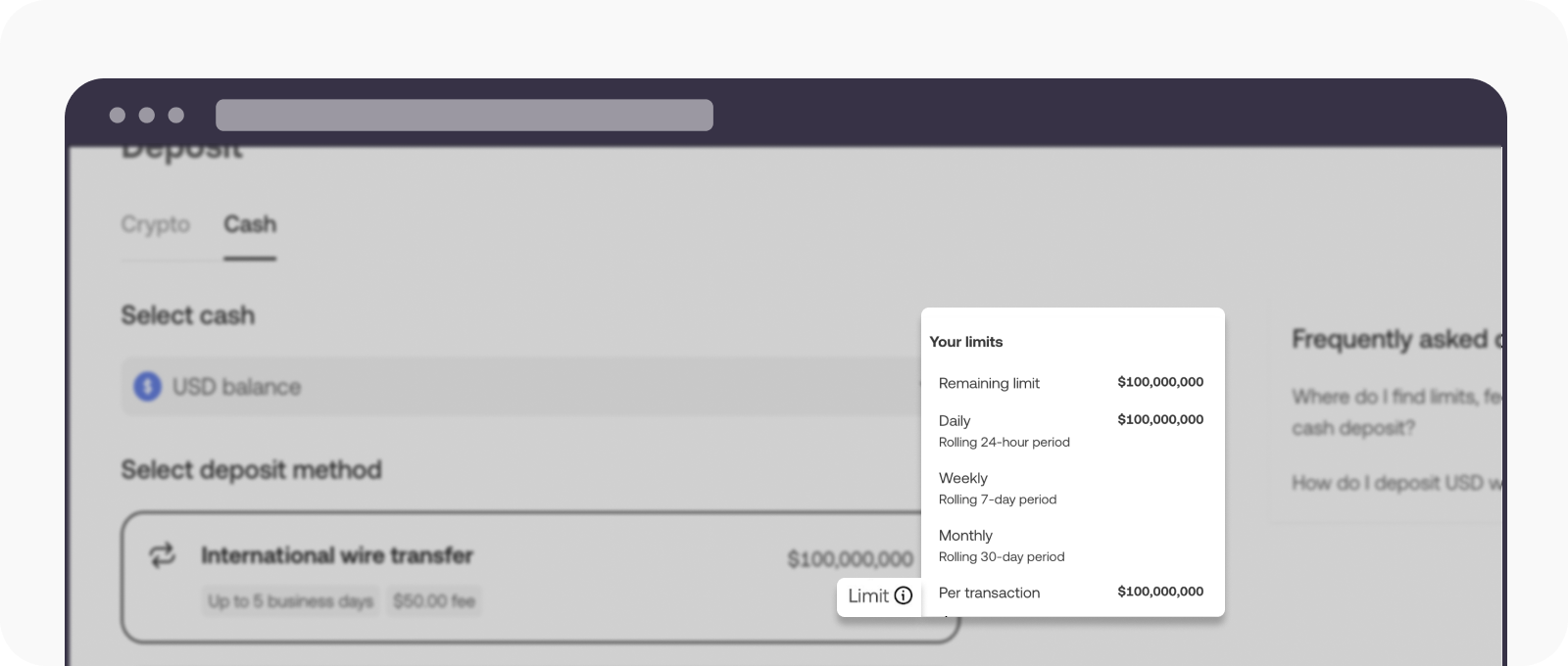 Wo finde ich die Details zu Limits, Gebühren und Bearbeitungszeiten für die  Fiat-Einzahlung? | OKX Deutschland