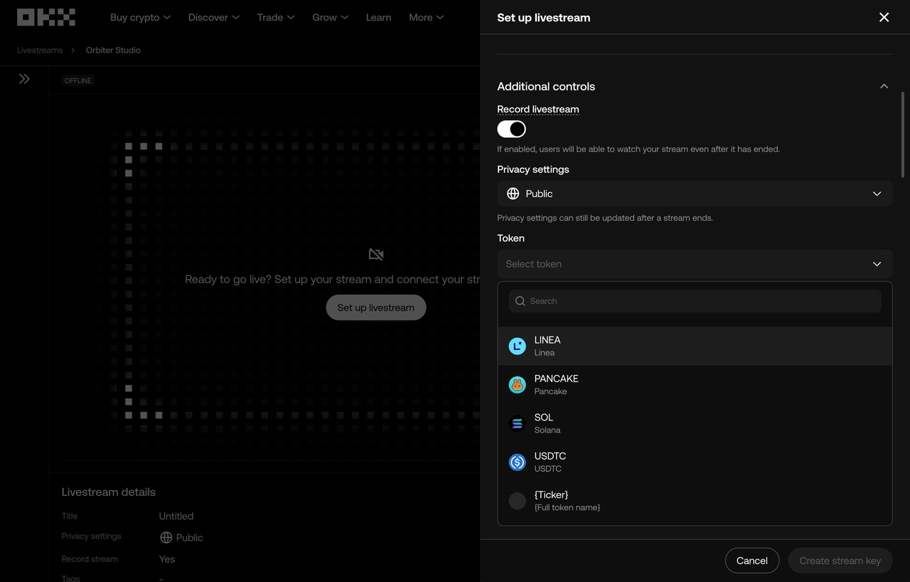OKX Orbit: monetize suas transmissões ao vivo | OKX Brasil