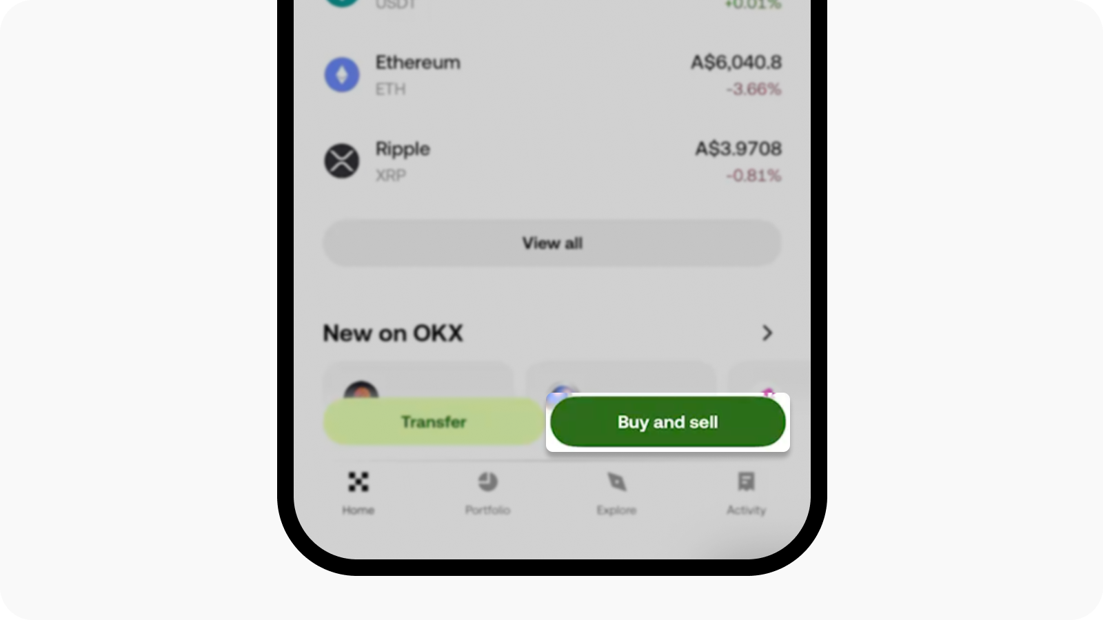 How do I buy and sell crypto with AUD balance? | OKX