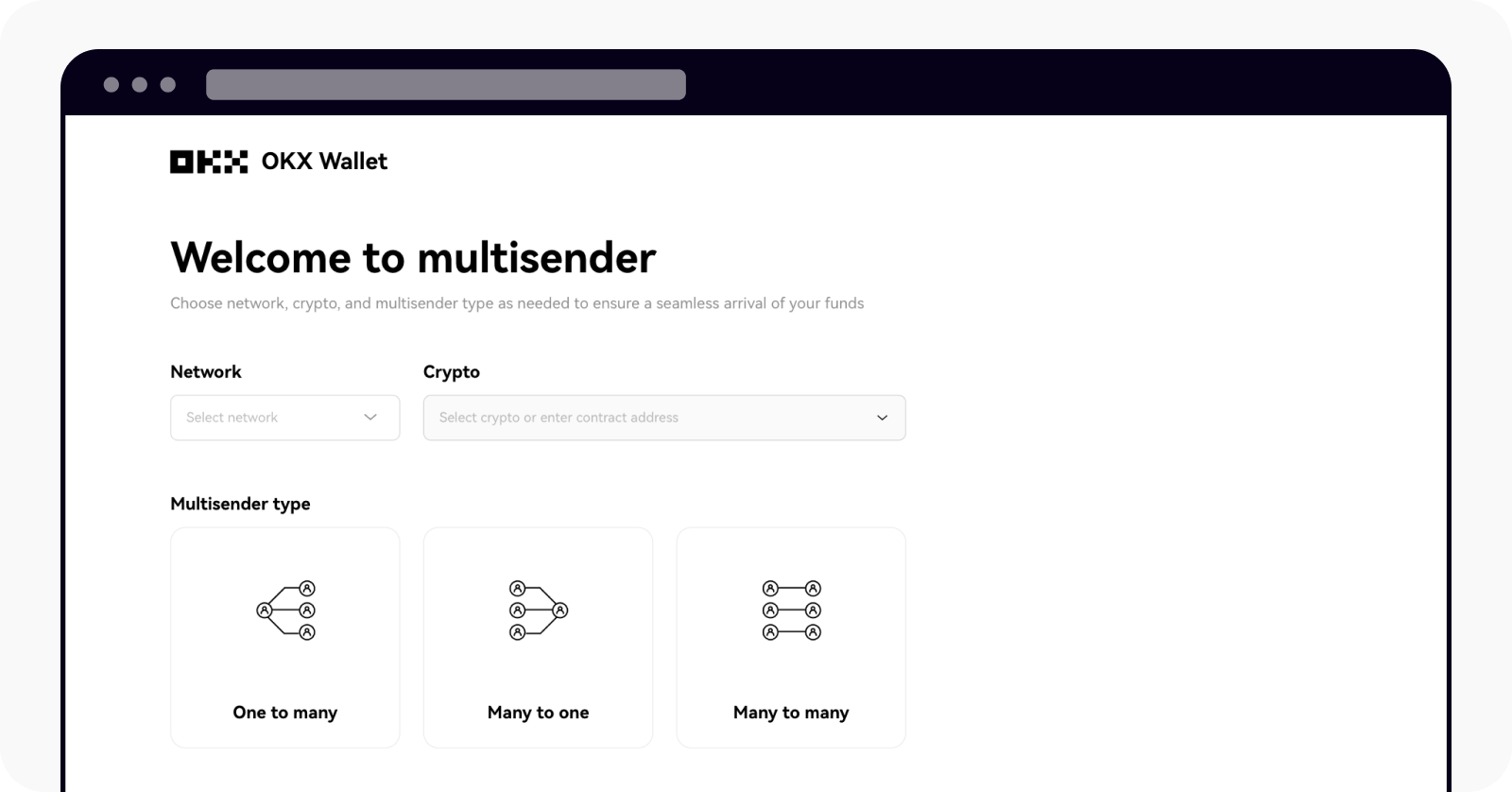 How do I create accounts in bulk and send crypto to multiple accounts  simultaneously? | OKX United States