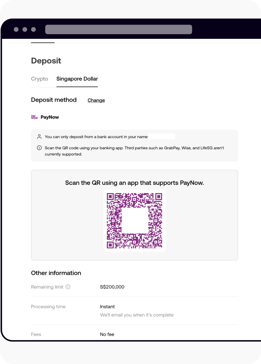 How do I deposit SGD with PayNow? | OKX 新加坡