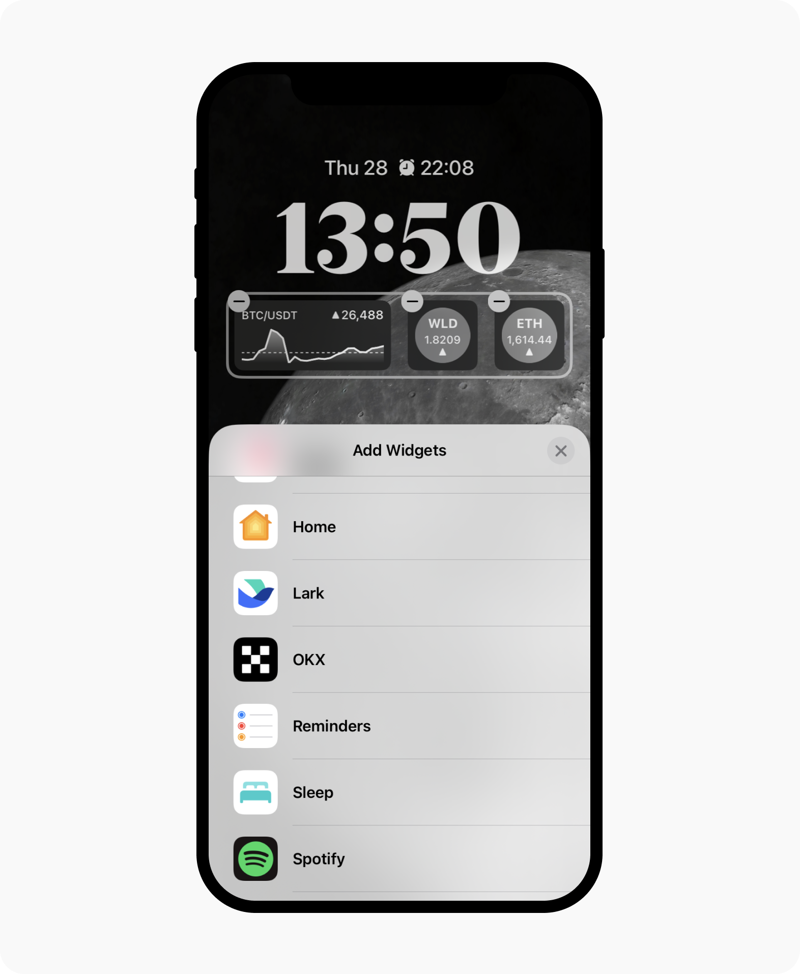 How do I add OKX widget on my phone? | OKX Singapore